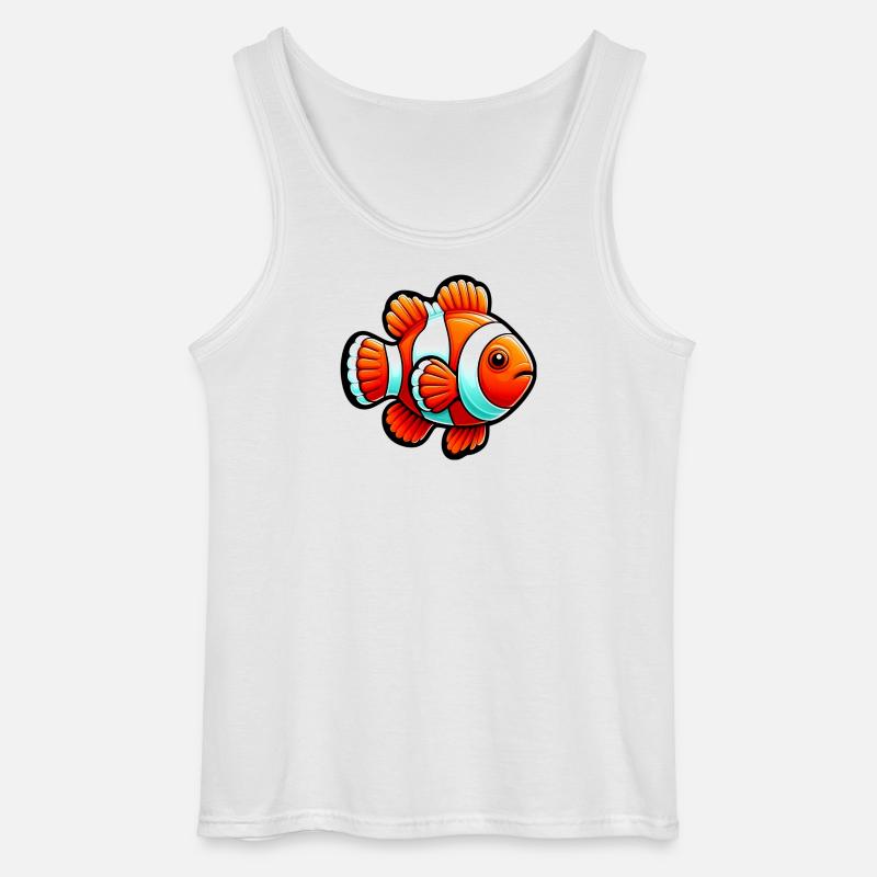 Clownfisch - Gildan Männer Tank Top - Weiß