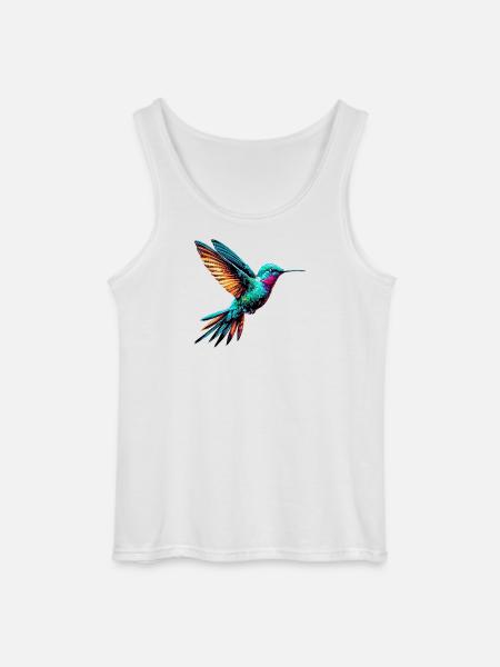 Hummingbird - Gildan Men’s Tank Top - white
