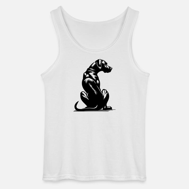 Rhodesian Ridgeback - Gildan Männer Tank Top - Weiß