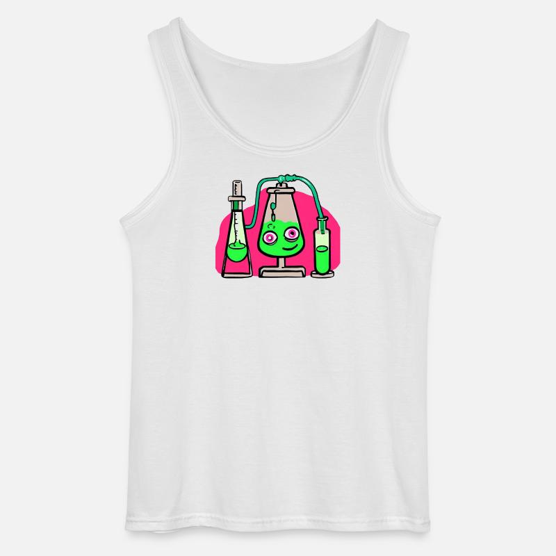 Wissenschaft Studium - Gildan Männer Tank Top - Weiß