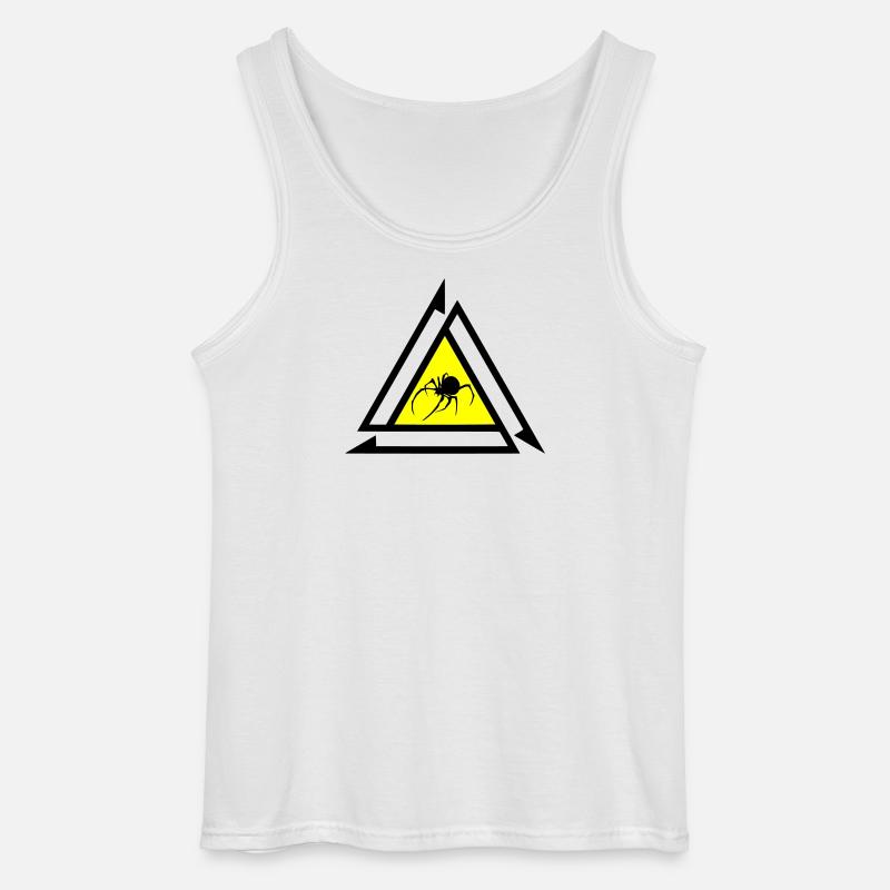 Spinne - Gildan Männer Tank Top - Weiß