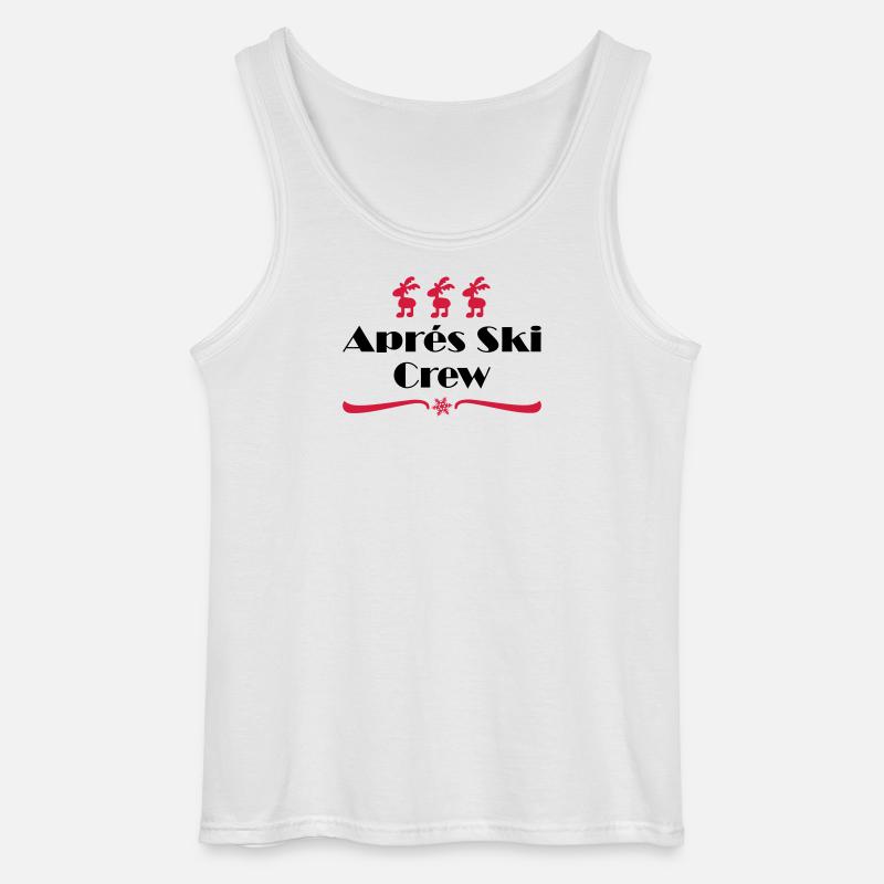 Apres ski - Gildan Männer Tank Top - Weiß