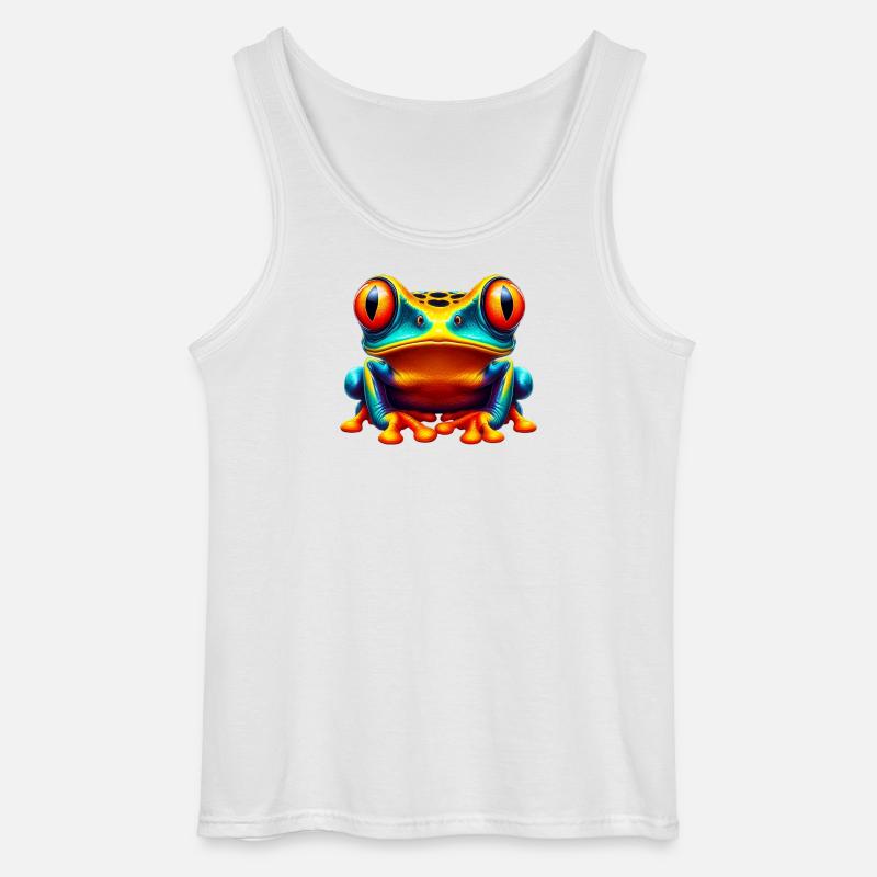 Frosch - Gildan Männer Tank Top - Weiß