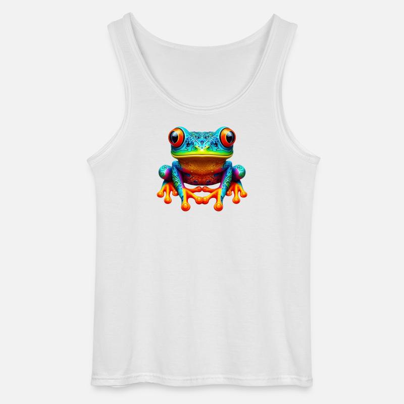 Frosch - Gildan Männer Tank Top - Weiß