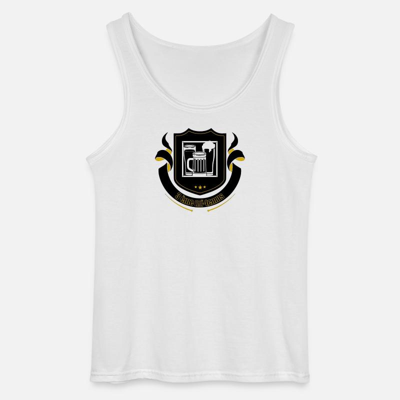 3. Halbzeit - Gildan Männer Tank Top - Weiß