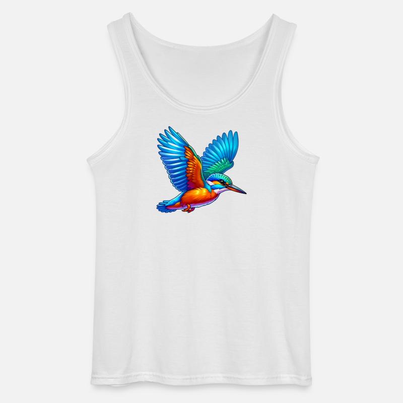 Eisvogel - Gildan Männer Tank Top - Weiß