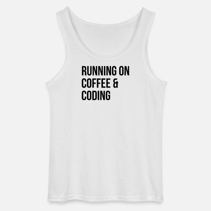 Codierung Codierung Codierung - Gildan Männer Tank Top - Weiß