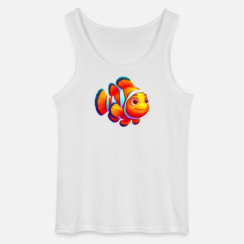 Clownfisch - Gildan Männer Tank Top - Weiß