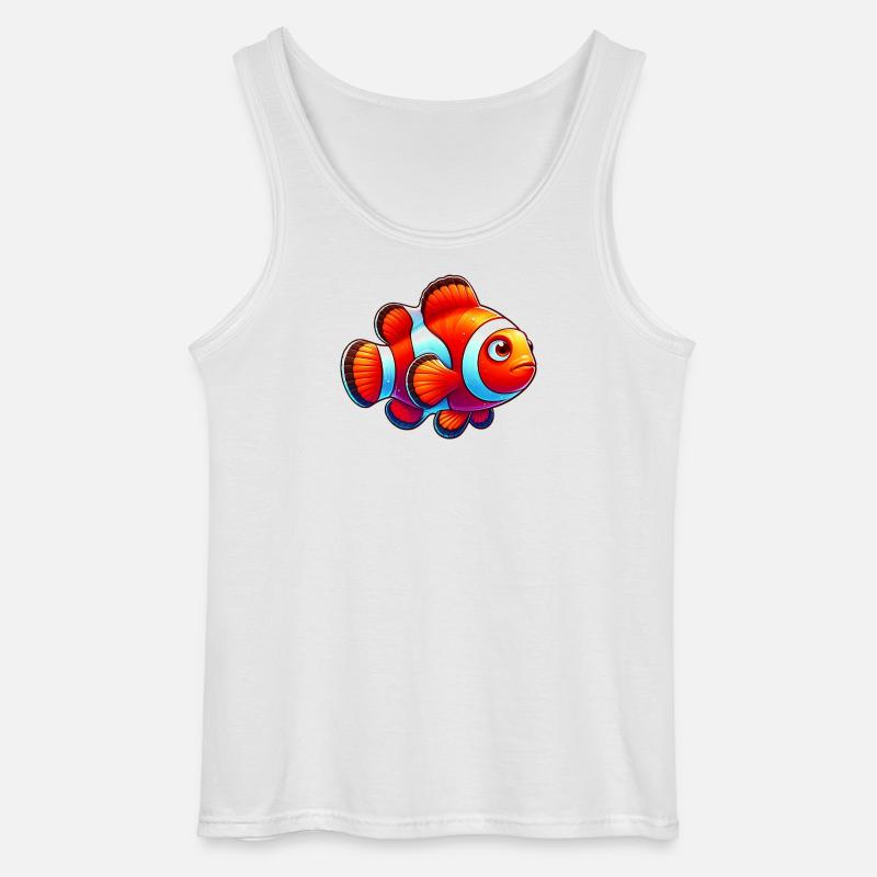Clownfisch - Gildan Männer Tank Top - Weiß
