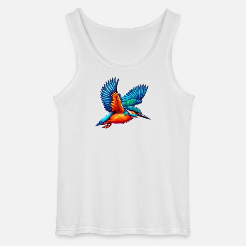 Eisvogel - Gildan Männer Tank Top - Weiß