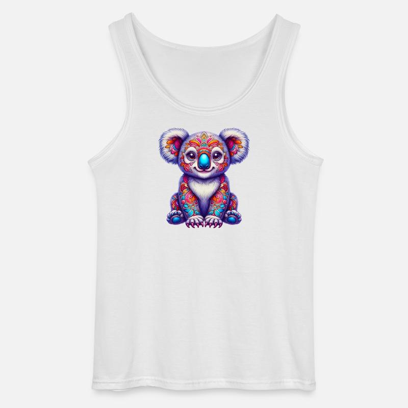Koala - Gildan Männer Tank Top - Weiß