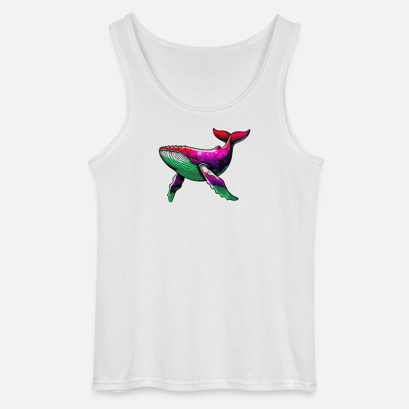 Wal - Gildan Männer Tank Top - Weiß