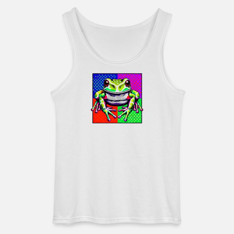 Frosch - Gildan Männer Tank Top - Weiß
