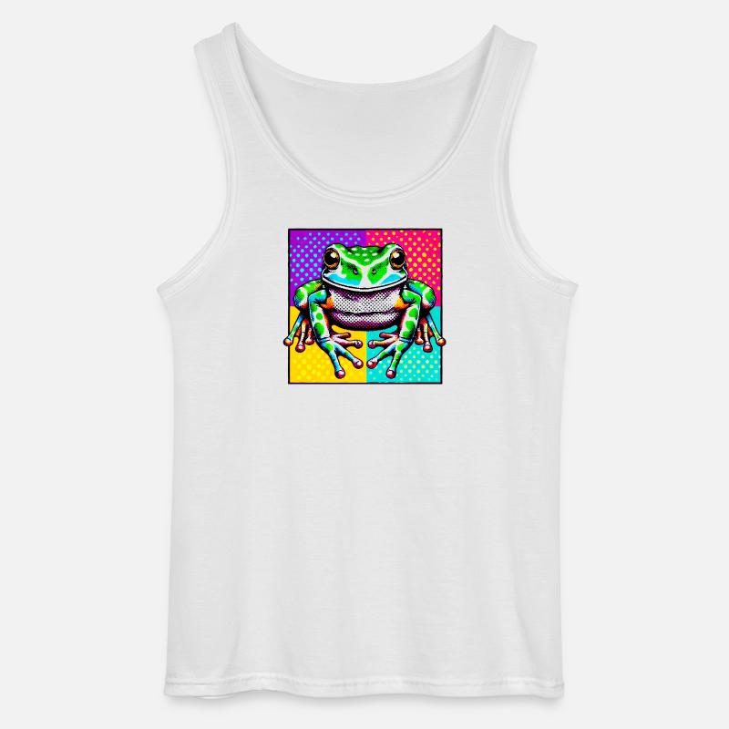 Frosch - Gildan Männer Tank Top - Weiß