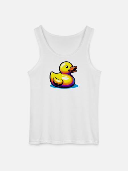 Duckling Duck Duck Duck - Gildan Men’s Tank Top - white