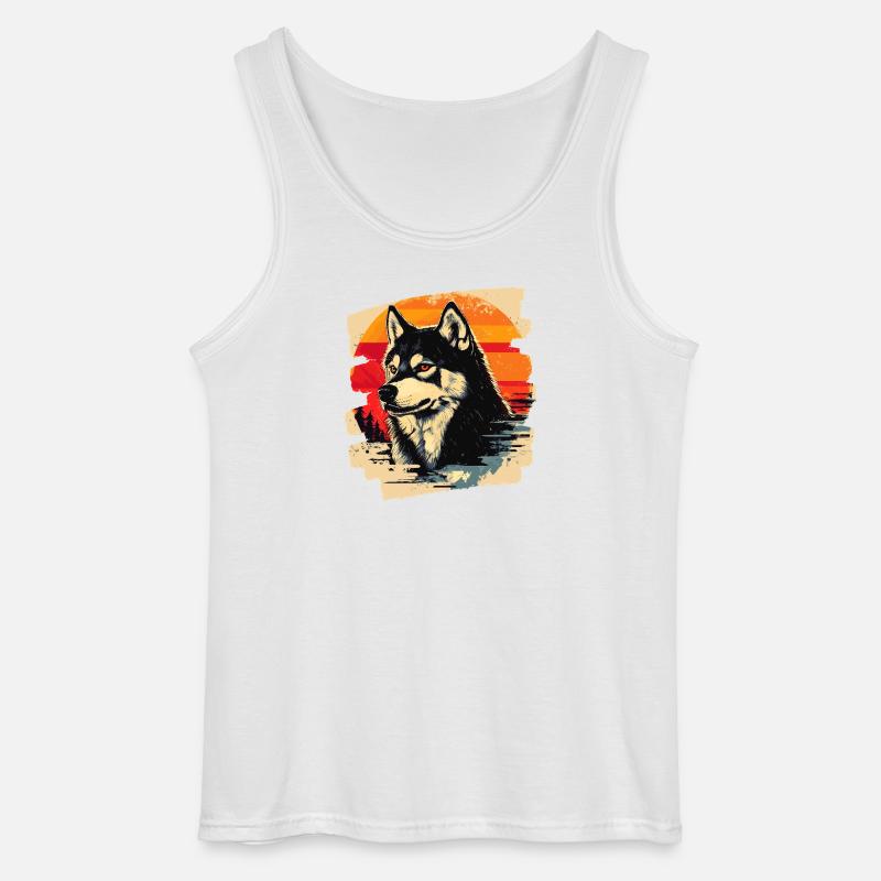 Husky - Gildan Männer Tank Top - Weiß