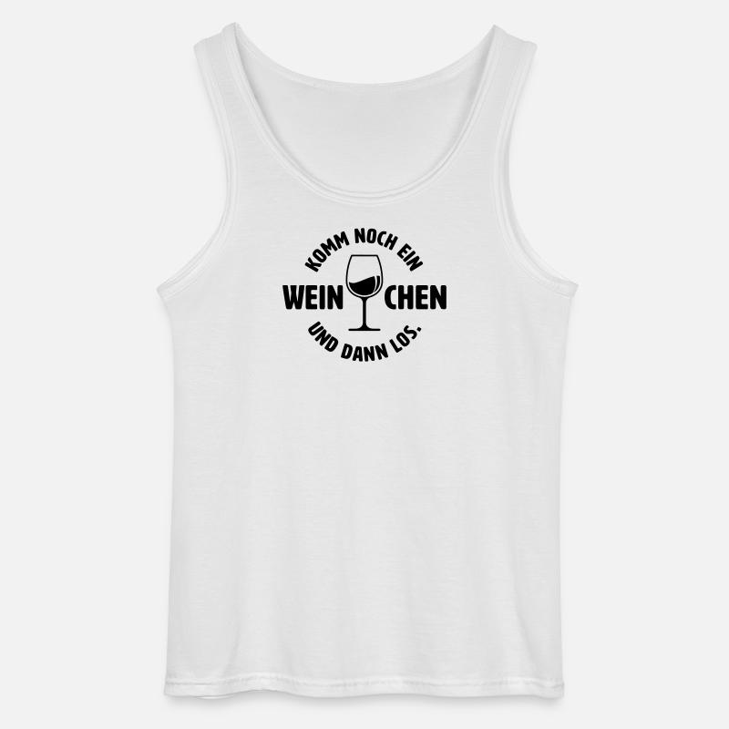 Noch ein Weinchen - Gildan Männer Tank Top - Weiß