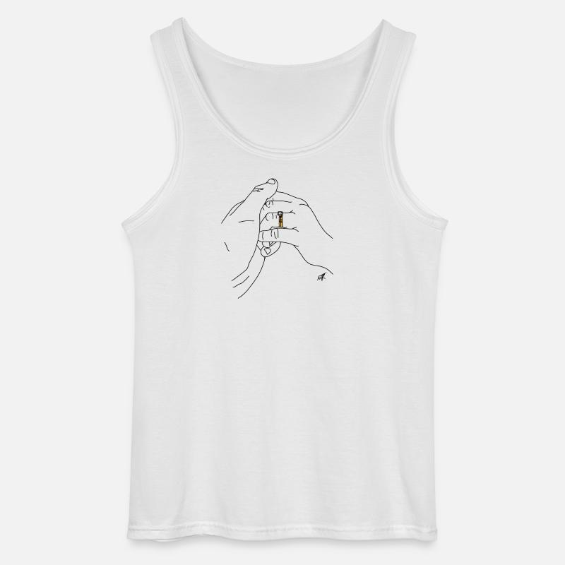 MJR - Ehe - Gildan Männer Tank Top - Weiß