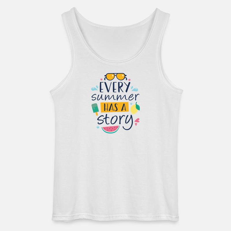 Jeder Sommer hat eine Geschichte - Gildan Männer Tank Top - Weiß