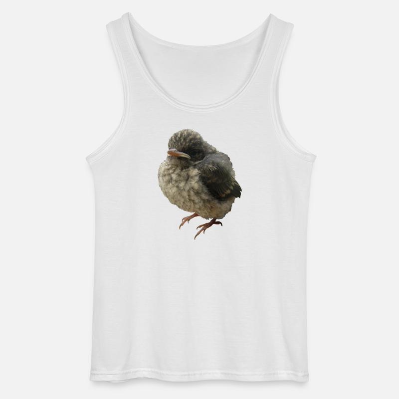 Jungvogel Ästling - Gildan Männer Tank Top - Weiß