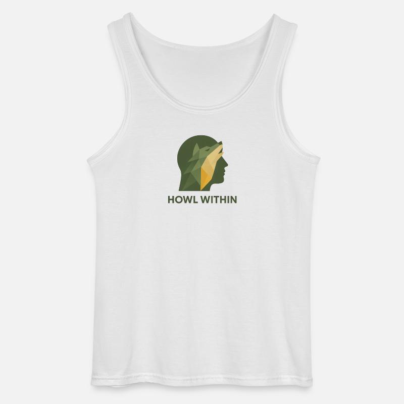 Howl Within - Gildan Männer Tank Top - Weiß