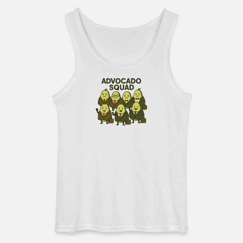 Avocado Squad – Anwälte mit Biss - Gildan Männer Tank Top - Weiß