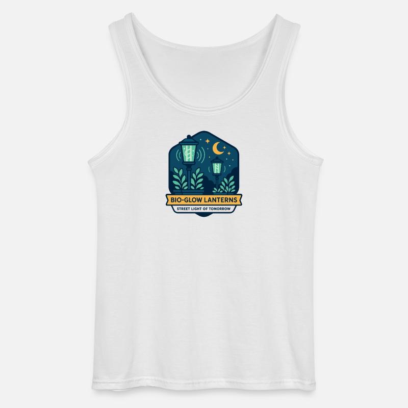 Bio-Glow Lanterns - Gildan Männer Tank Top - Weiß