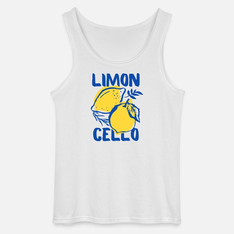 Limoncello (limoncello) - Męski tank top Gildan - biały