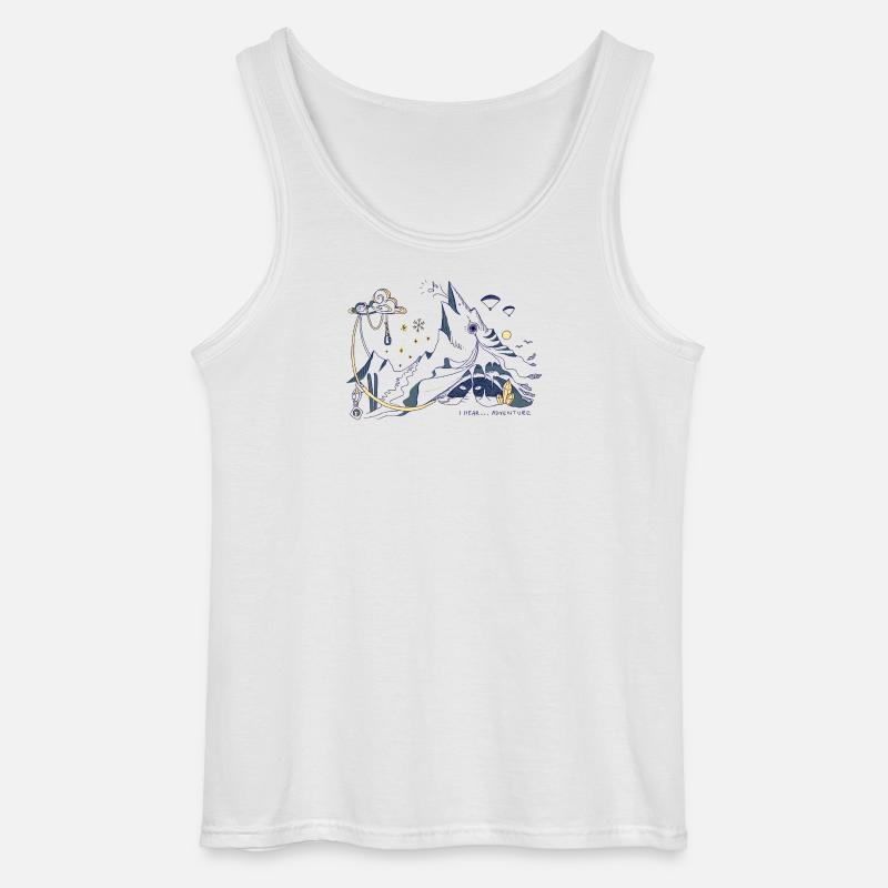 Outdoor Adventures - Gildan Männer Tank Top - Weiß