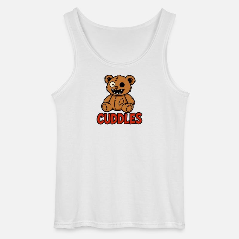 Cuddle Bear - Gildan Männer Tank Top - Weiß