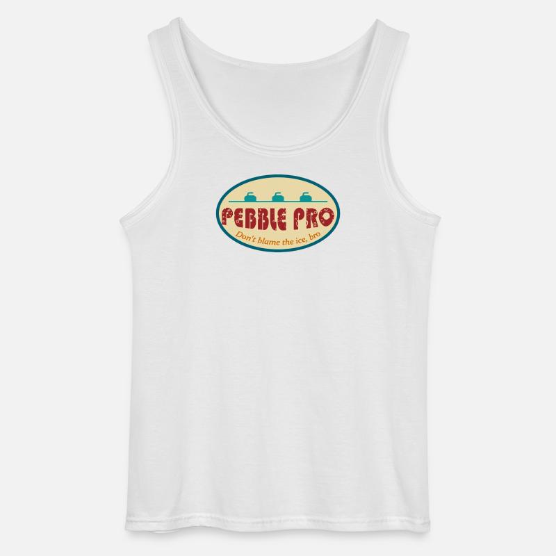 Pebble Pro - Gildan Männer Tank Top - Weiß