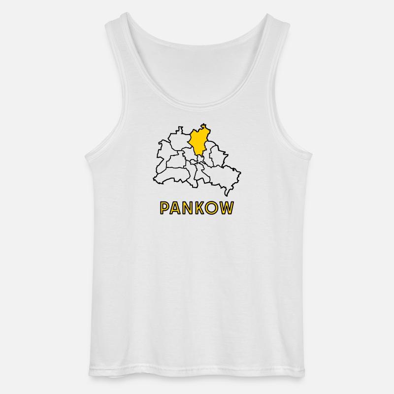 PANKOW, Stadtteil von Berlin - Gildan Männer Tank Top - Weiß