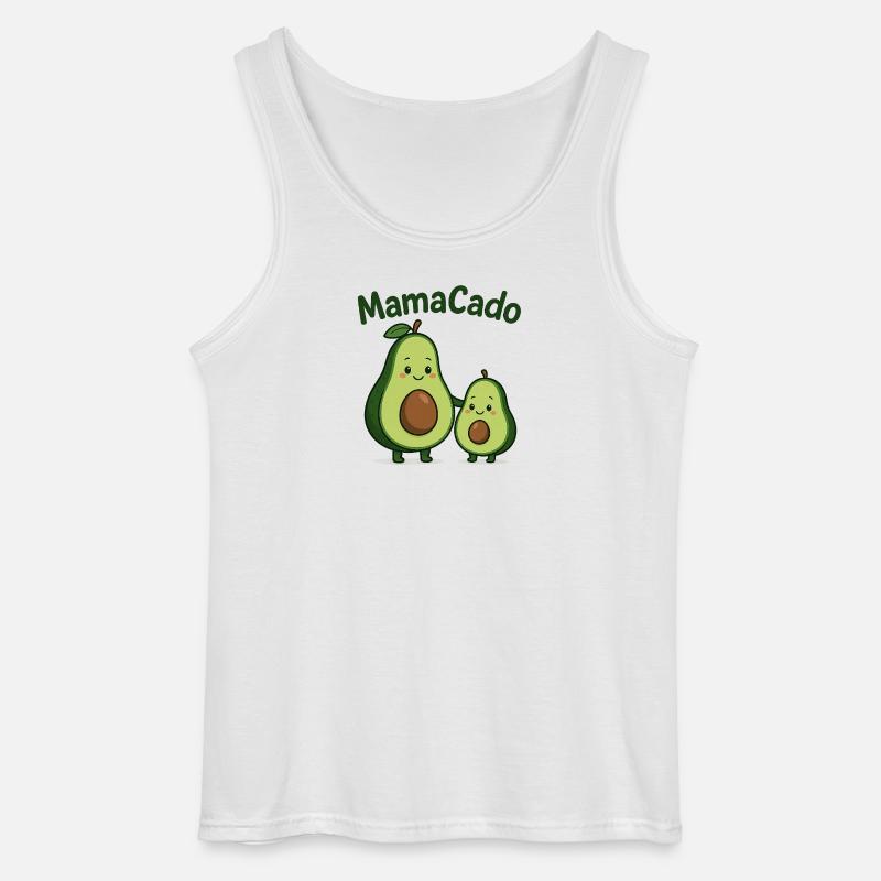 MamaCado – Avocado mit Herz - Gildan Männer Tank Top - Weiß