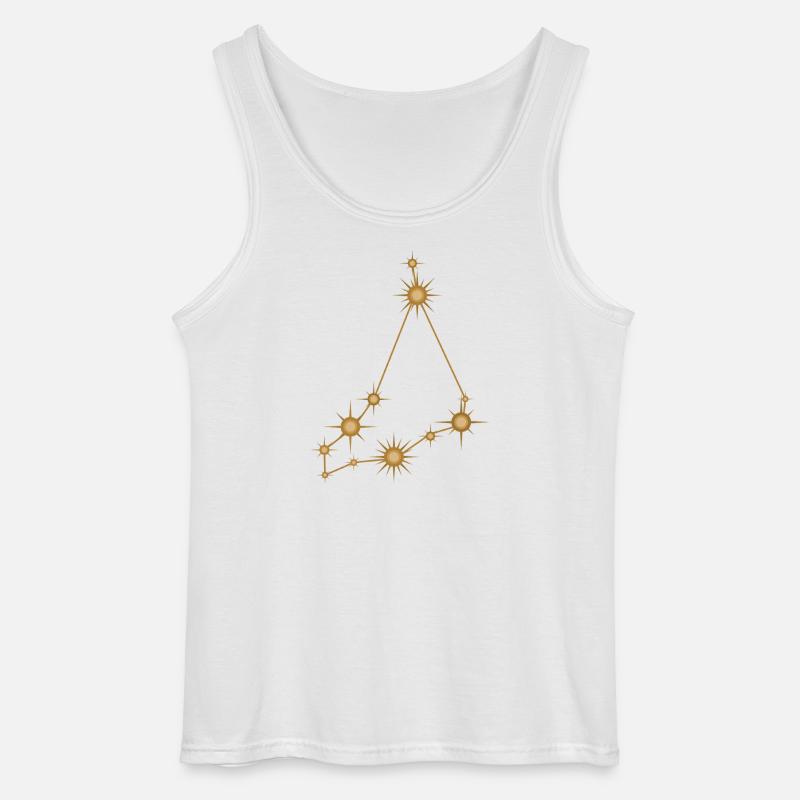 Sternbild Steinbock Sternzeichen Sternzeichen - Gildan Männer Tank Top - Weiß