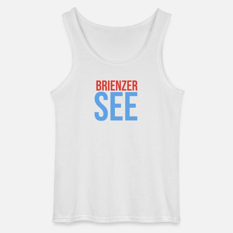 Brienzersee Souvenir - Gildan Männer Tank Top - Weiß