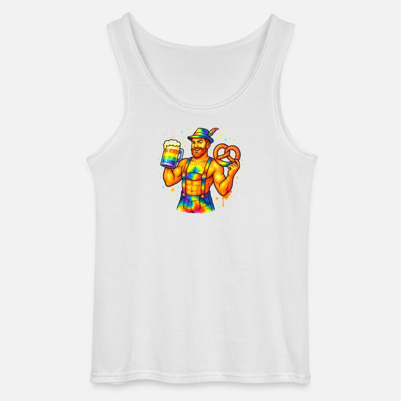 pride bavarian - Gildan Männer Tank Top - Weiß
