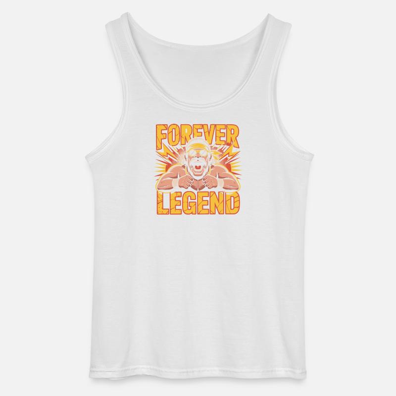 Forever Legend - Gildan Men’s Tank Top - white