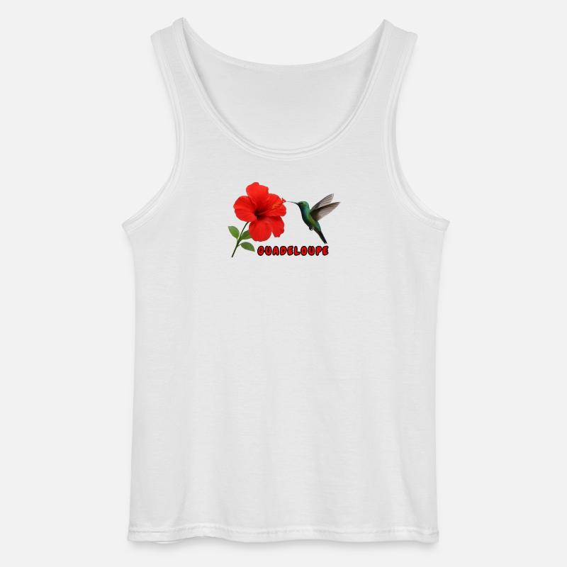 La Guadeloupe - Gildan Men’s Tank Top - white
