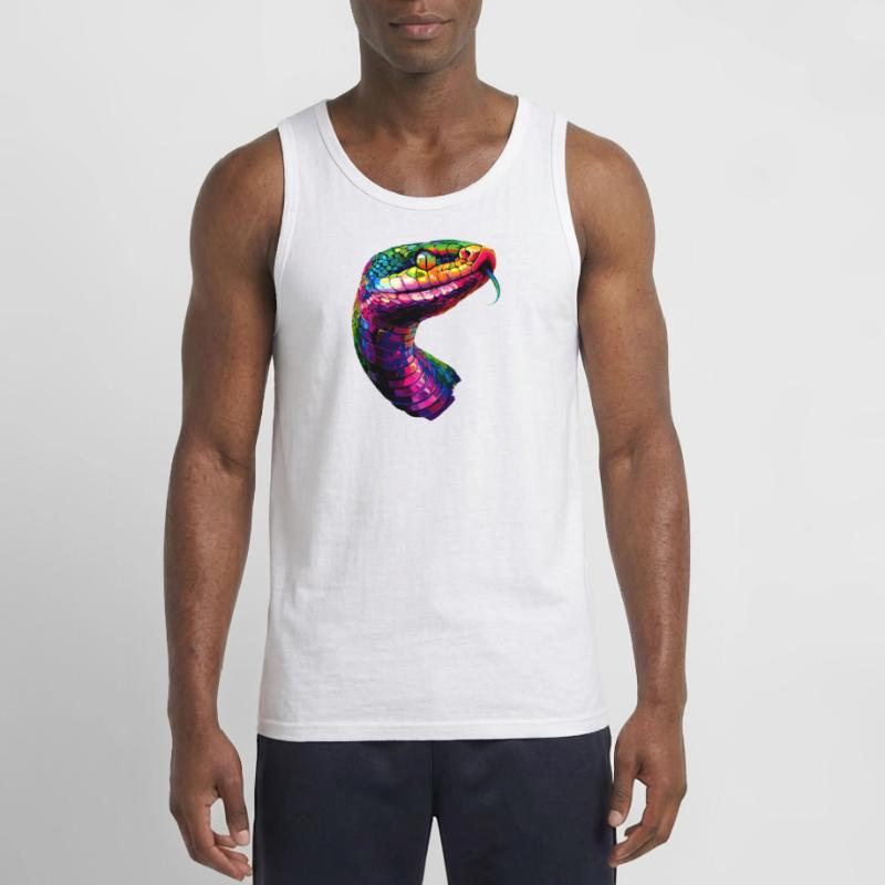 snake, python, cobra, rattlesnake, snakes Gildan Men’s Tank Top