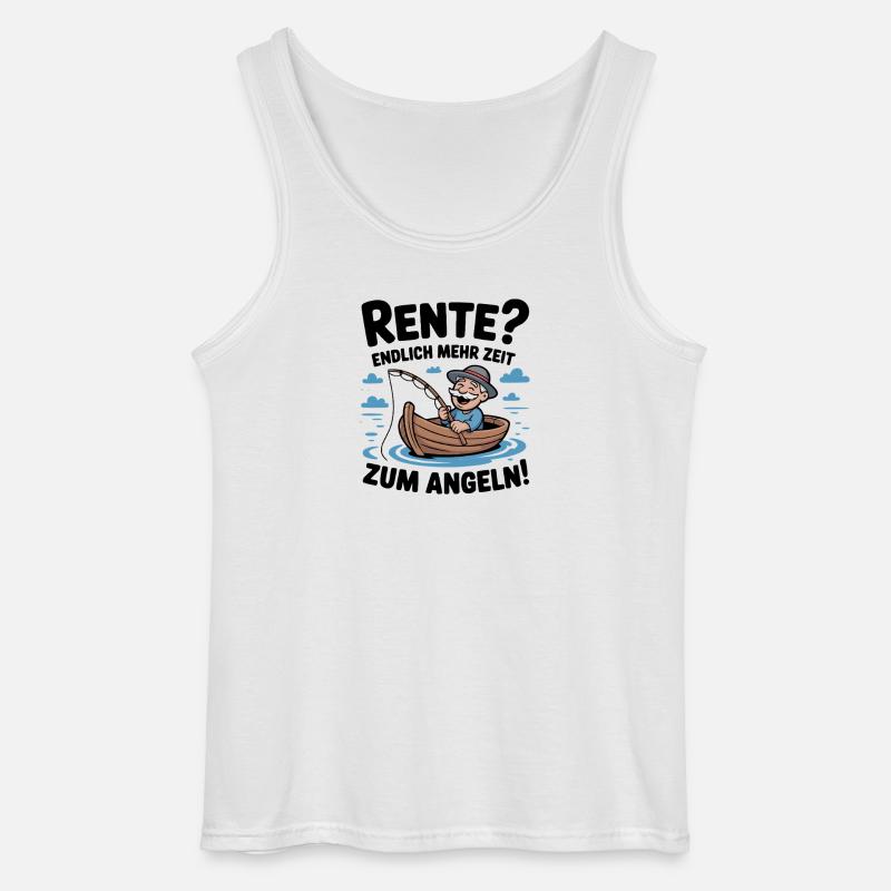 Angler Geschenk Perfekte Geschenkidee - Gildan Männer Tank Top - Weiß