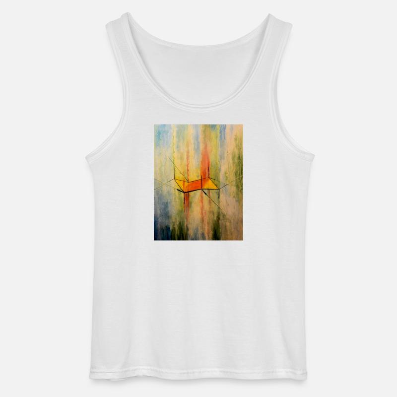 Cyclohexan Stuhl Konformation Zusammensetzung - Gildan Männer Tank Top - Weiß
