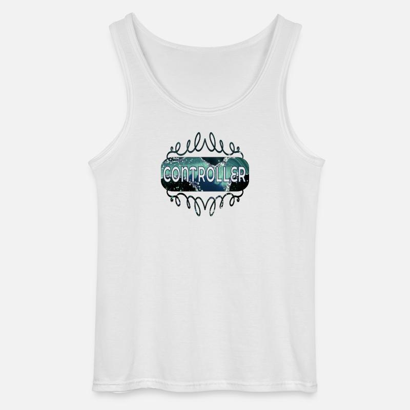 BERUF CONTROLLER - Gildan Männer Tank Top - Weiß