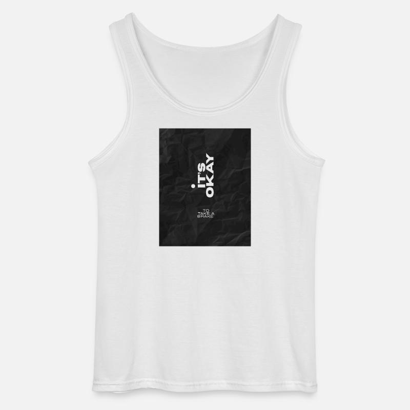 SILENZ - Gildan Männer Tank Top - Weiß