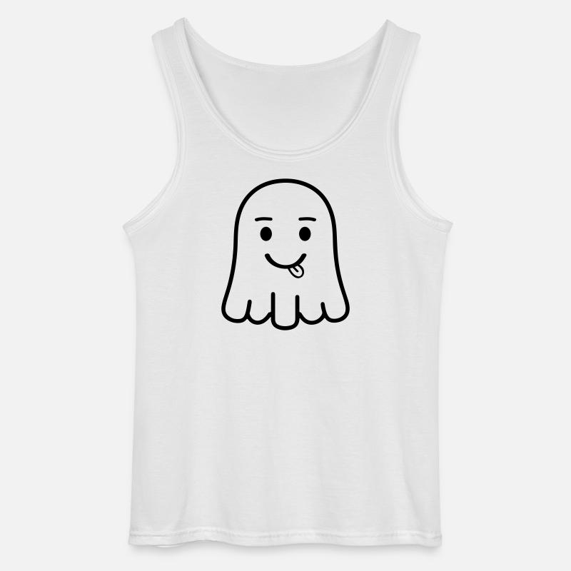 Ghost Comic - Gildan Men’s Tank Top - white