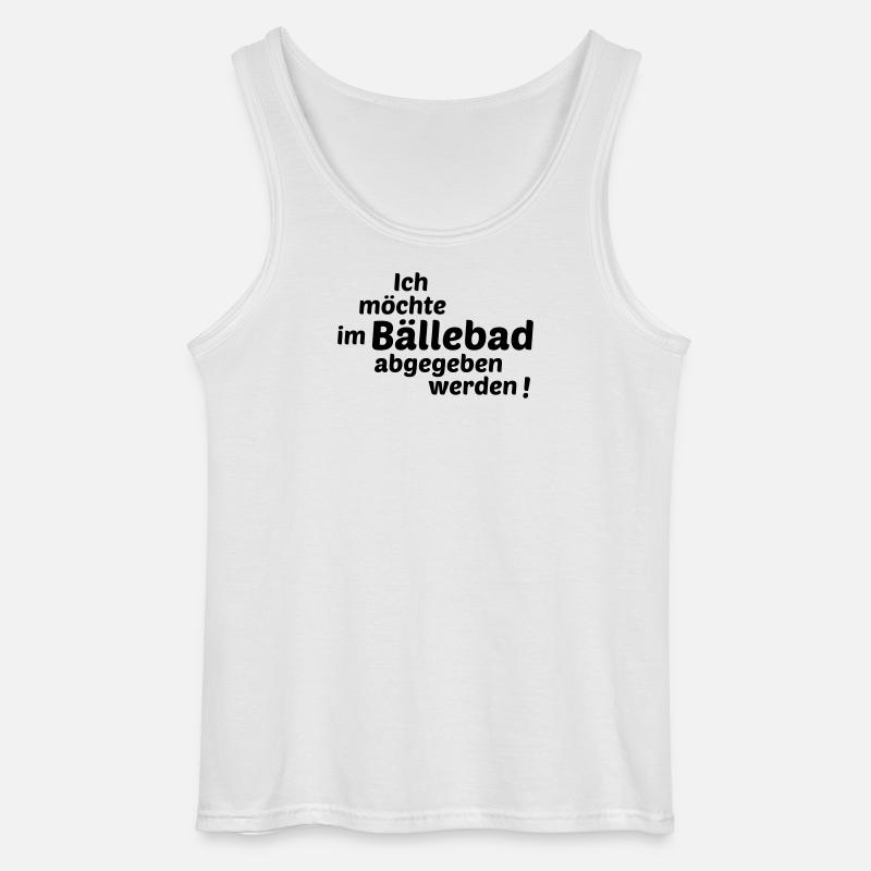 Baellebad - Gildan Männer Tank Top - Weiß
