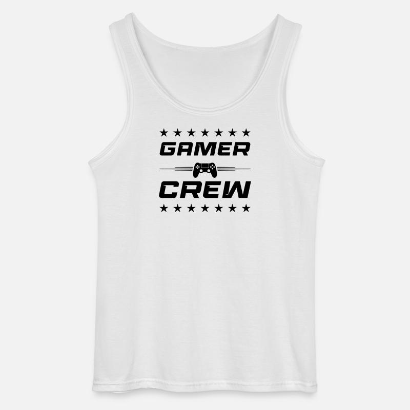 Gamepad Controller - Gildan Men’s Tank Top - white