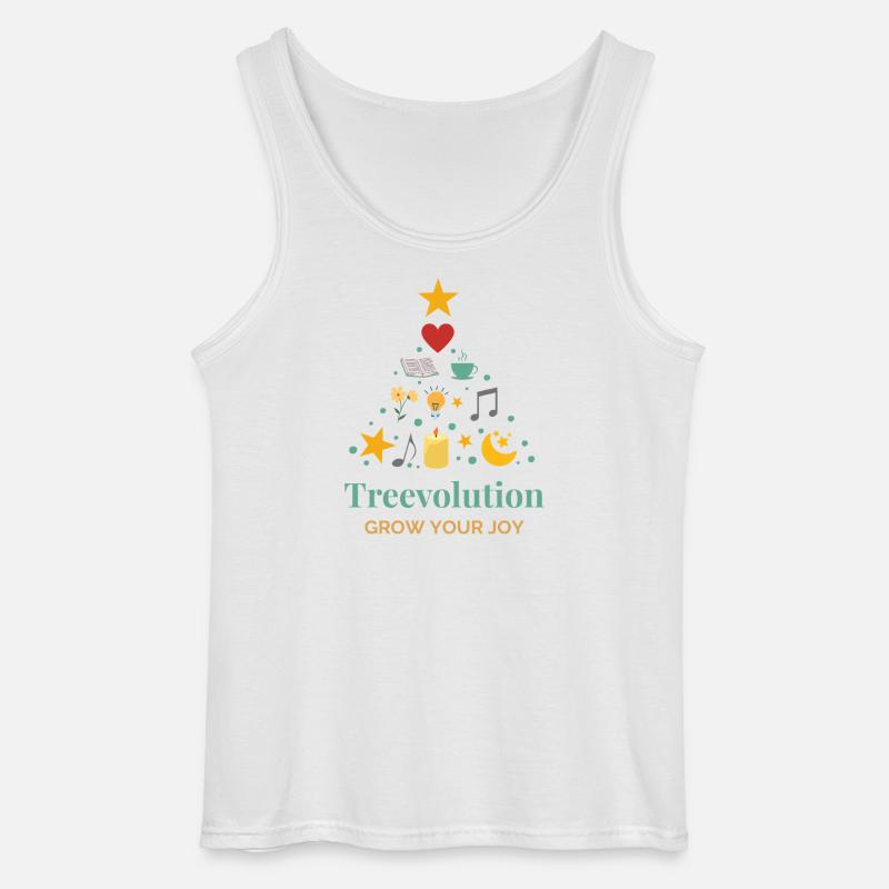 Treevolution Growing Joy - Gildan Men’s Tank Top - white