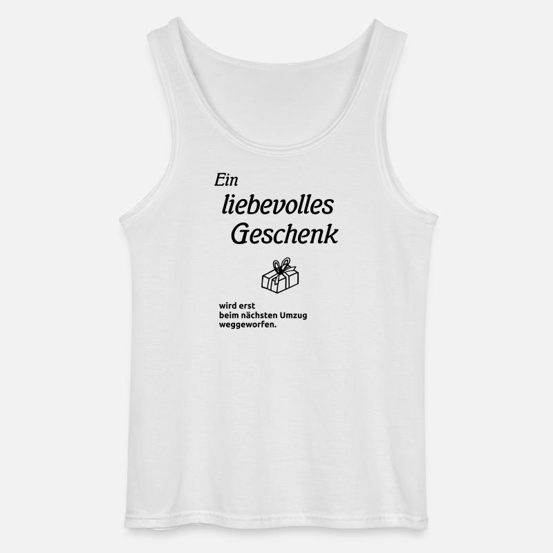 Ein liebevolles Geschenk - Gildan Männer Tank Top - Weiß