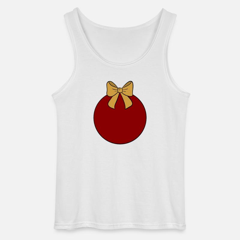 Weihnachtskugel  - Gildan Männer Tank Top - Weiß
