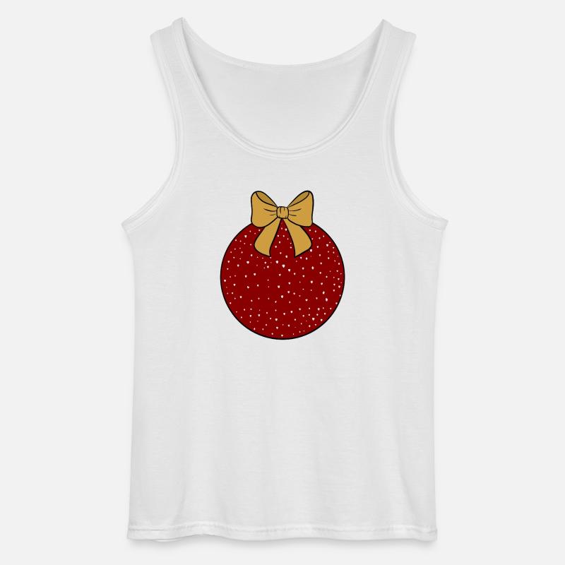 Weihnachtskugel  - Gildan Männer Tank Top - Weiß